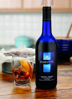 Harveys over ice with a slice of orange!